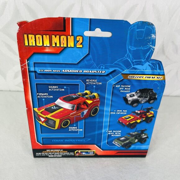 JADA Iron Man 2 Touch Tech Armored Roadster Mark VI lights sound action Marvel - Picture 6 of 7